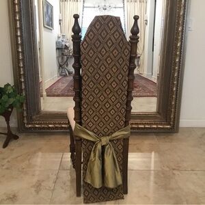 Slipcovers for Dining room chairs, table runners,accent pieces set of 6